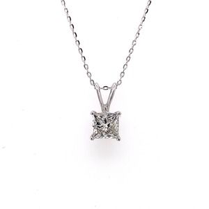 1.01 ct. I SI1 IGI Cert 14K WG PR Pendant